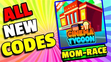 cinema tycoon codes|code cinéma tycoon roblox.